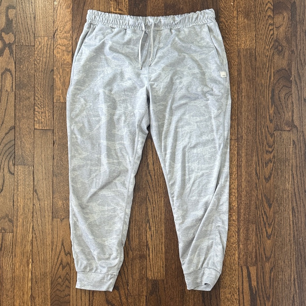 Vuori Light Gray Jogger Track Pants